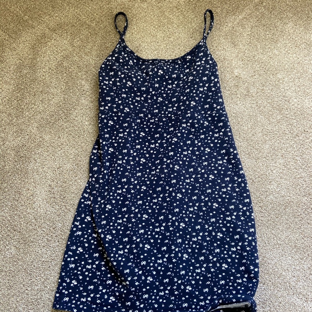 Blue t shirt dress